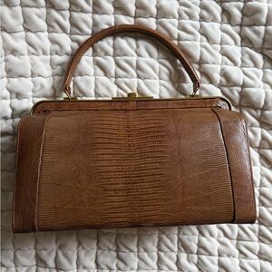 1960s Structured Top-Handle Handbag